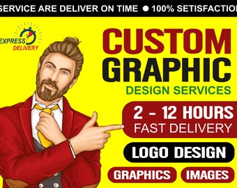 Diseño de logotipo por diseñador gráfico profesional / Servicios de diseño gráfico personalizados / Personalizar diseño gráfico Diseñador de logotipos / Diseño de logotipo personalizado