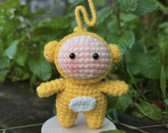 Teletubbies Plush: Yellow Tinky Winky Amigurumi Doll