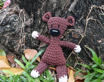 Crochet Teddy Bear Plush: Handmade Amigurumi Mini Bear