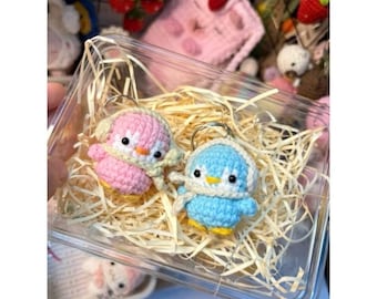 Penguin Keychains | Handmade Amigurumi Plushie