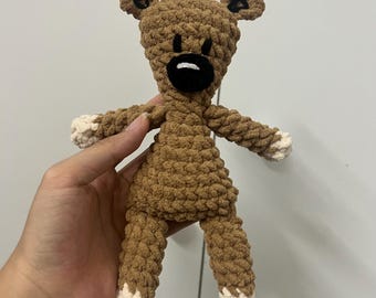 Crochet Teddy Bear Plush: Handmade Amigurumi Mini Bear