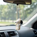 Beagle Rearview Mirror Charm | Handmade Crochet Swing | Car Decor Gift product logo