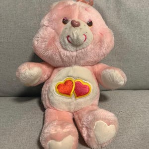 Original Care Bear | Love-a-Lot Care Bear | 1983 Kenner American Greetings Corp