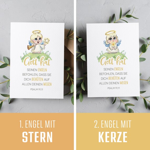 Noel Tatt Taufkarte Mit Geprägtem Design – Glückwunschkarte Zur Taufe Mit Bibel-Motiv, Umweltfreundlich