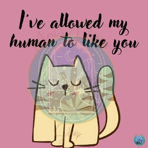Carte de chat mignon