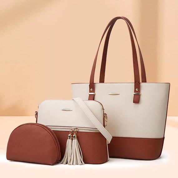 Set of Leather Bags for Women 3 in 1 New Collection 2022