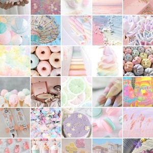 Perfect Pastel Aesthetic Wall Collage