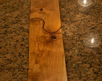 Juego de anidación de tableros de charcutería de madera de cerezo