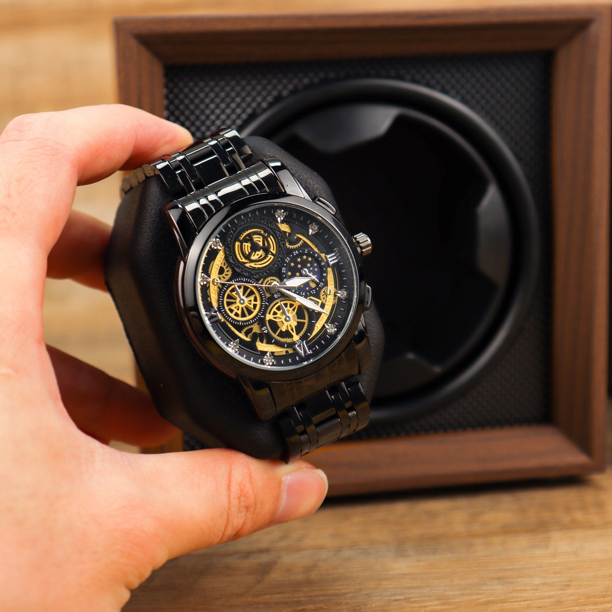Personalized Watch Winder Watch Storage Box Gift for Watch Lover