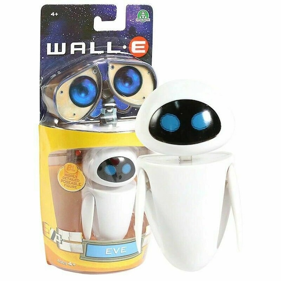 Eve Robot White PVC Boxed Figurine Figure 4” Rare New GIFT Holiday Wall E & Eve New