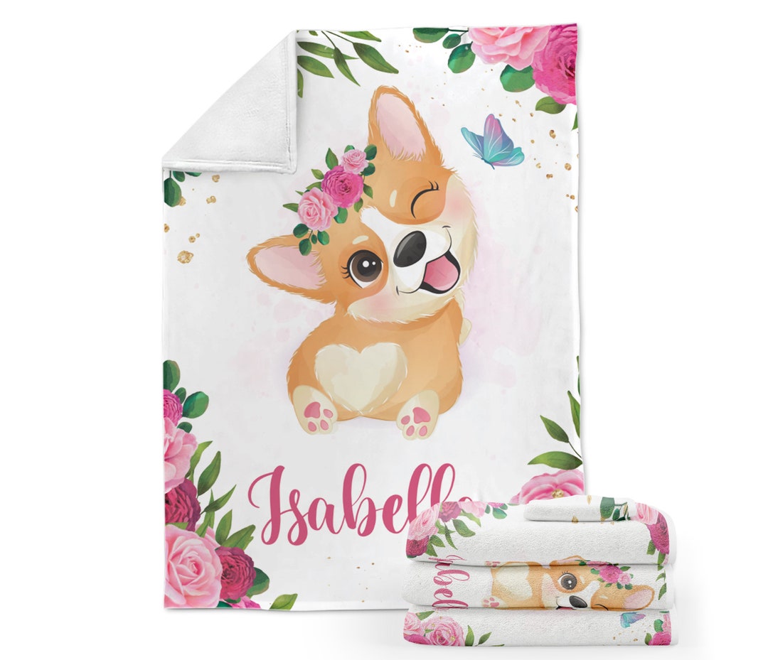 Personalized Baby Blankets With Name Customized Baby Blanket Etsy