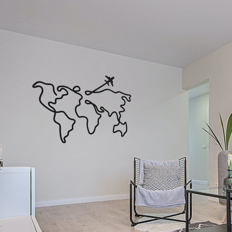 Map Wall Decor - Etsy