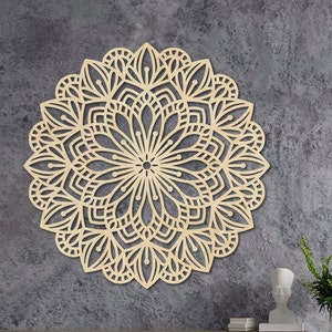 Laser Cut Plywood | Wood Wall Art Decoration | Wooden Mandala | Wooden painting | Interior decoration | Painting on a wood wall