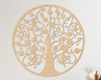 Flower Mandala | Wall Art | Wooden Decoration | Large mandala | Wall Hanging | Wood Decor | Geometry Flower | Gift for Her