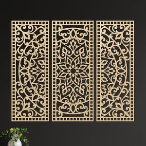 Bohemian Wood Wall Decor: Elegant Rustic Home Hanging