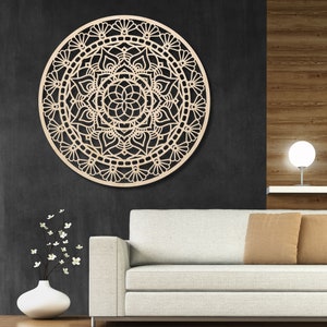 Wooden Lace Mandala, Family Wall Art Decor, Wooden Mandala Decoration, Flower of Life Wall Decoration, Home Decor, Wooden Decoration Gift