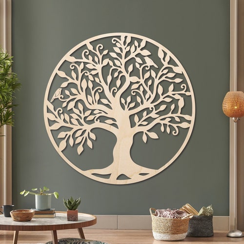 Tree of Life Wood Wall Decor Housewarming Gift Wooden Sign - Etsy