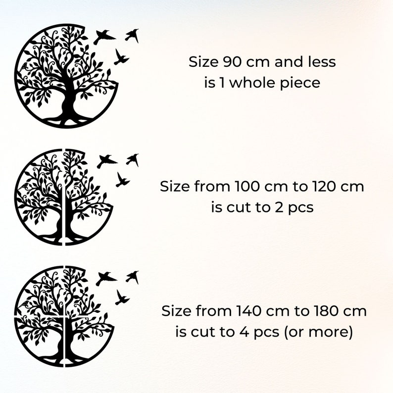 Elegant Wooden Exclusive Wood Wall Art Decor Flower Wall Hanging Mandala Wood Wall Art Bedroom Wood Wall Panel Living Room, Tree Of Life 画像 3