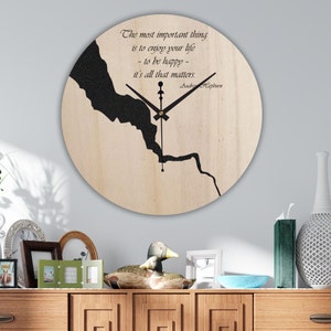 Wanduhr Aus Echter Vinyl-Schallplatte – Mit Heiratsantrag-Motiv & Geräuschlosem Quarzwerk – Individuelles Geschenk