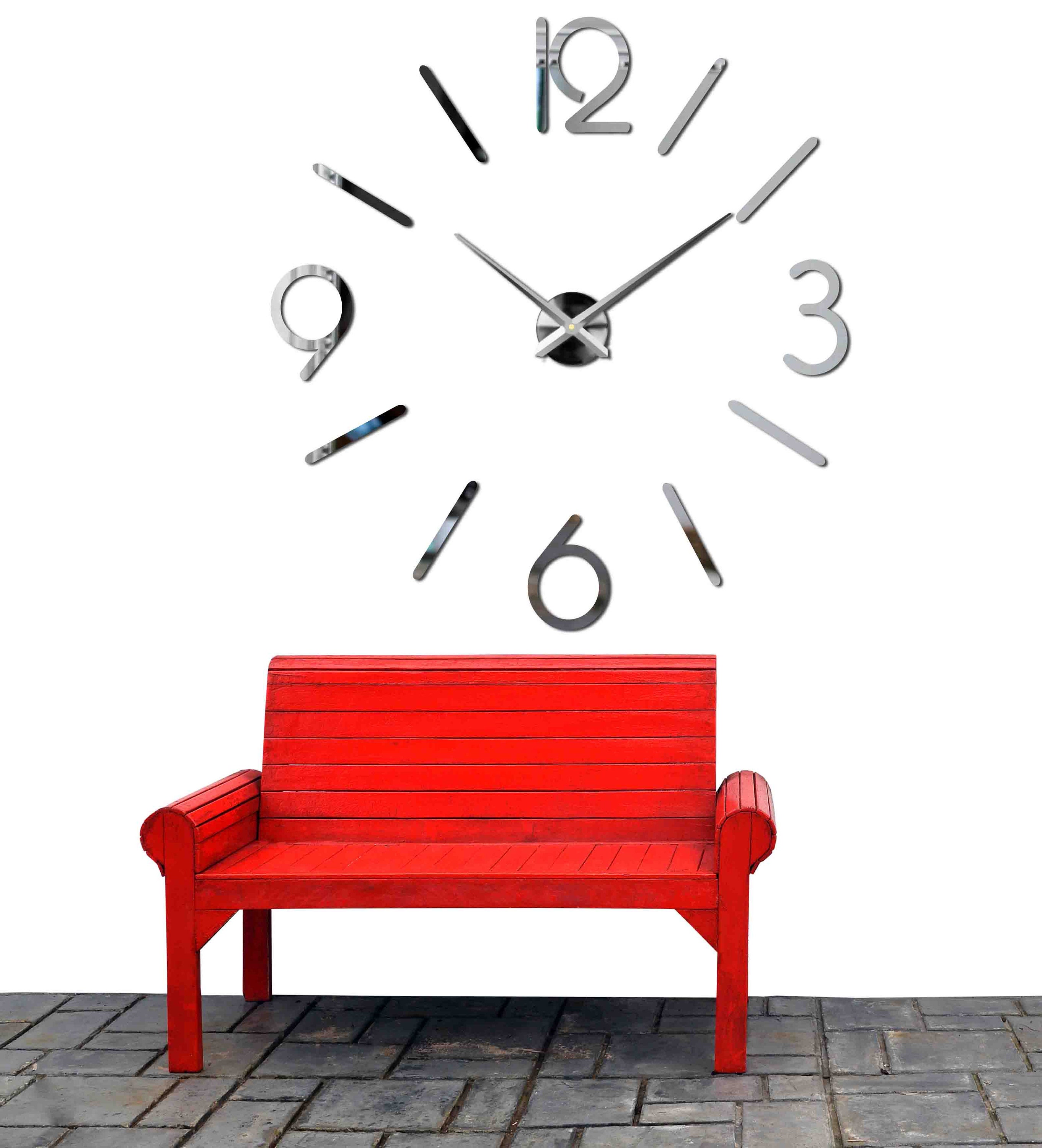 OROLOGIO DA PARETE Meccanismo Del Movimento Dell'orologio Silenzioso