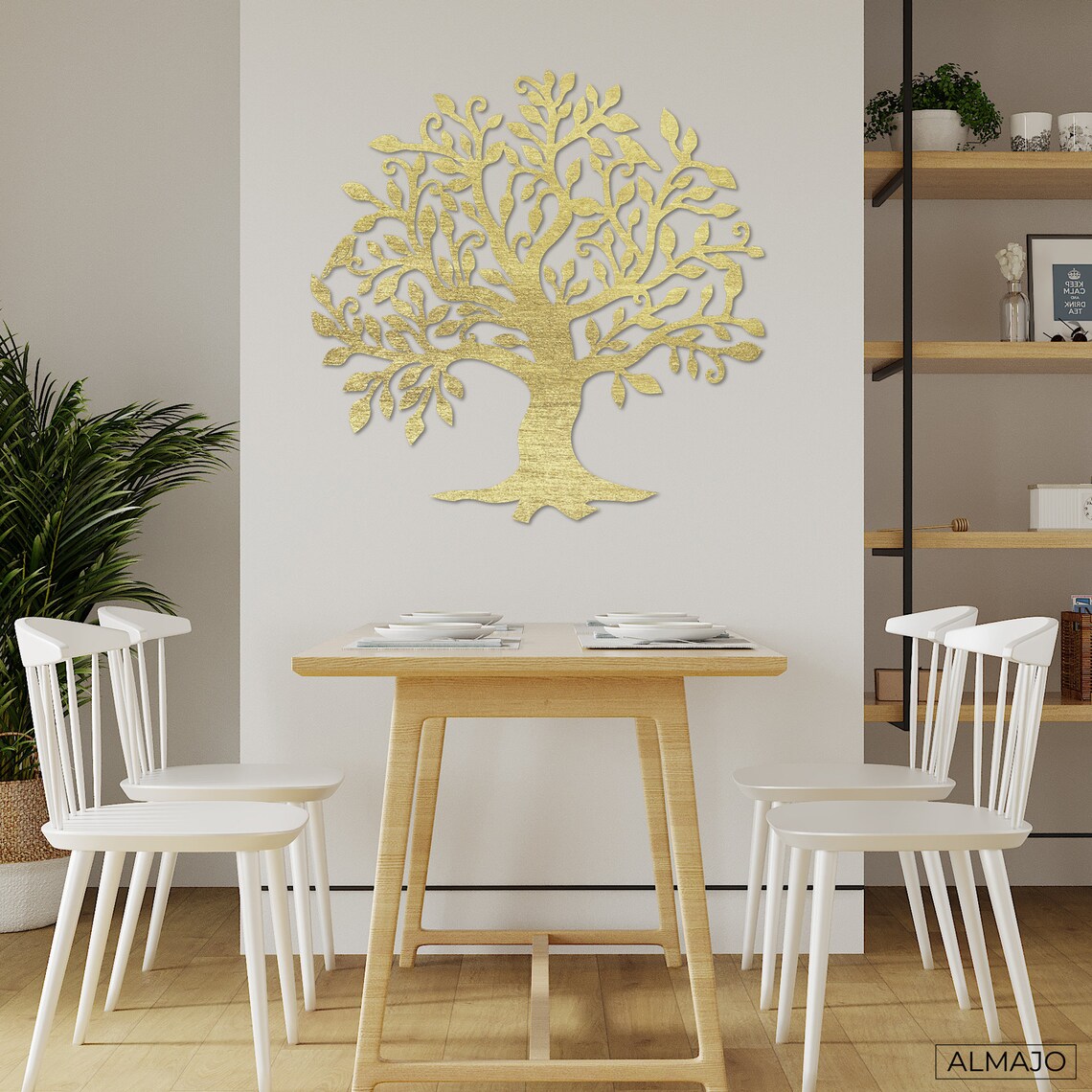 Branches Tree Wall Decor Wood Wall Art Wooden Decoration Etsy
