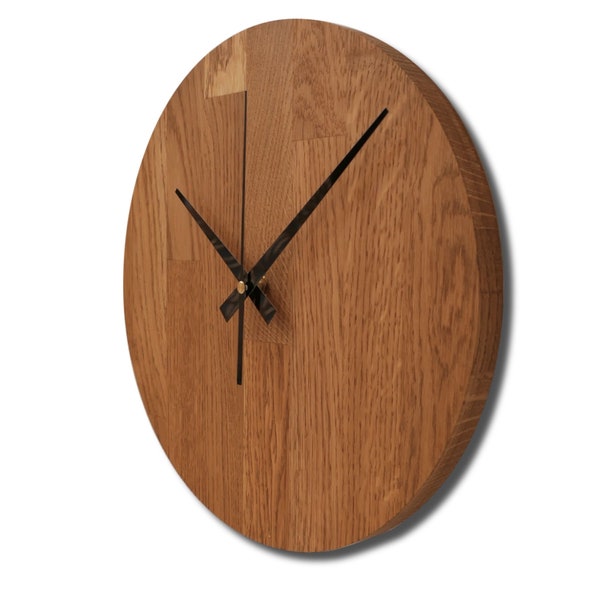 Oak Wall Clock Etsy