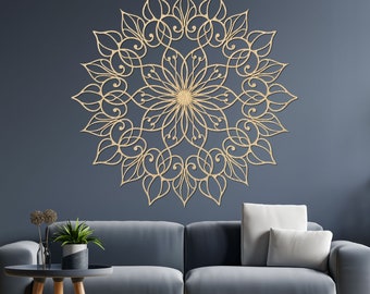 Wooden Mandala Wall Art Grand Flower of Life Decoration