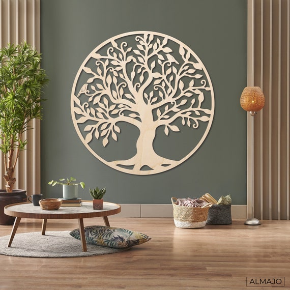 Life Tree Wall Decor Wood Wall Art Wooden Decoration - Etsy