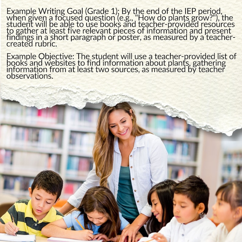 IEP Goals, Special Education, K-5 IEP, Reading Goals, Writing Goals, Math Goals, Elementary Education, Teacher Resources, Standards-Based Goals, Individualized Education Program, Special Ed Goals, Educational Tools, IEP Objectives, Teaching Materials