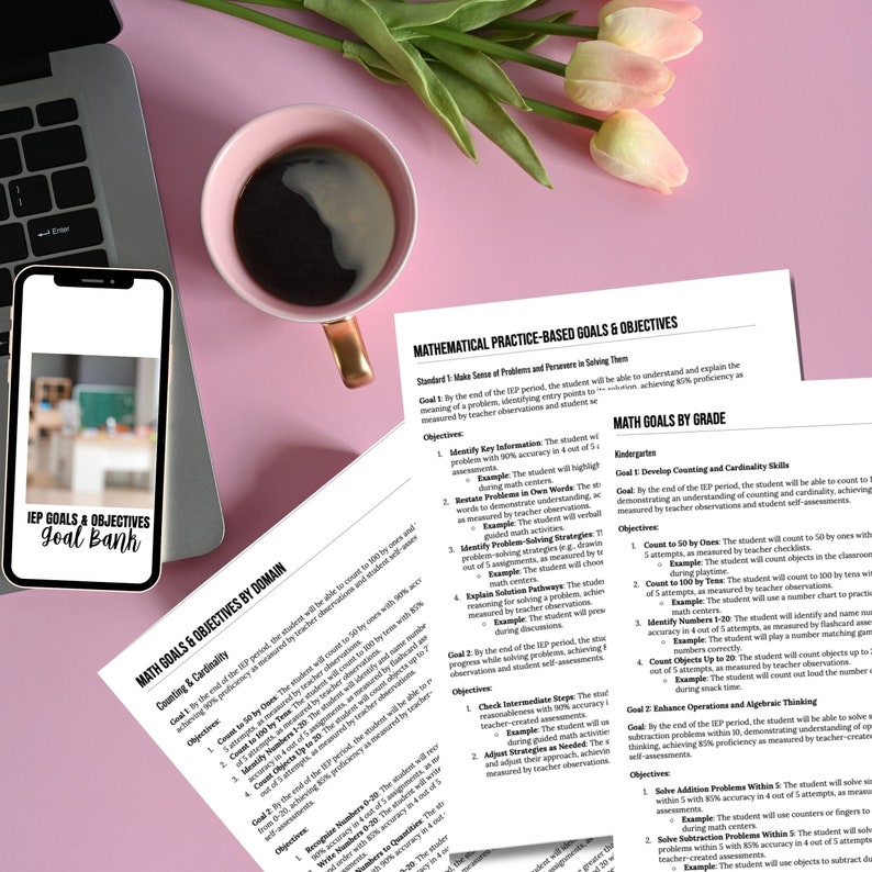 IEP Goals, Special Education, K-5 IEP, Reading Goals, Writing Goals, Math Goals, Elementary Education, Teacher Resources, Standards-Based Goals, Individualized Education Program, Special Ed Goals, Educational Tools, IEP Objectives, Teaching Materials