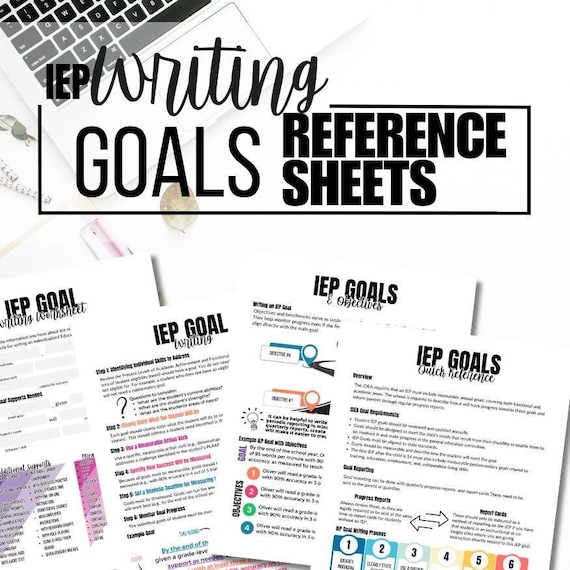 IEP Goals Quick Reference Guide: Special Education Teacher Resources (PDF Printable)