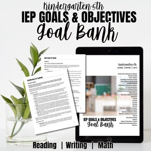 Detailed, specific goals for each grade level and subjec. Customizable to individual student needs and progress.
Aligned with standards for a smooth IEP process.
Perfect for teachers, special education professionals, and homeschool educators.