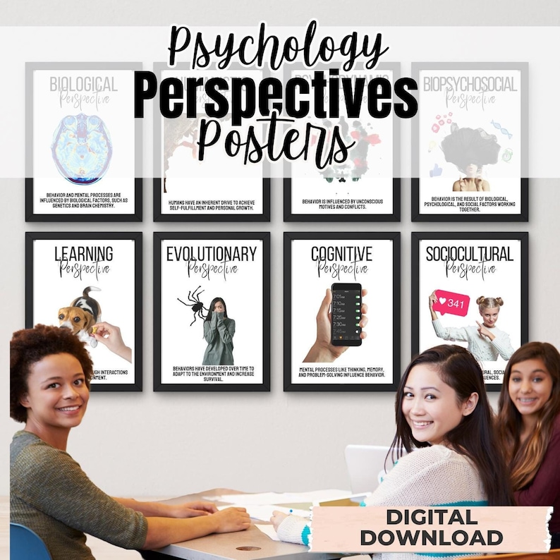Psychology Perspectives Posters - Set of 8 Minimalist Printable Wall Art | 24x36 Inch Digital Download | Psychology Classroom Decor | Psychological Theories
Bring clarity and style to your psychology classroom, office, or study space with this set of 8 minimalist posters showcasing key psychological perspectives. These high-quality printable wall art pieces are designed to enhance learning and create an engaging environment for psychology students and enthusiasts alike.