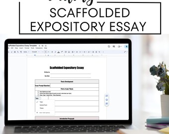 Scaffolded Expository Essay Template, Writing Supports, IEP Accommodations, Google Docs Template