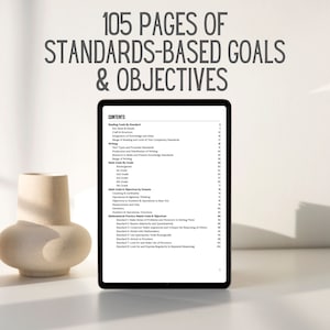 With clear, standards-based goals, you can meet each student’s unique needs while complying with educational guidelines. Save time and provide superior support for your students with our expertly crafted goal bank.