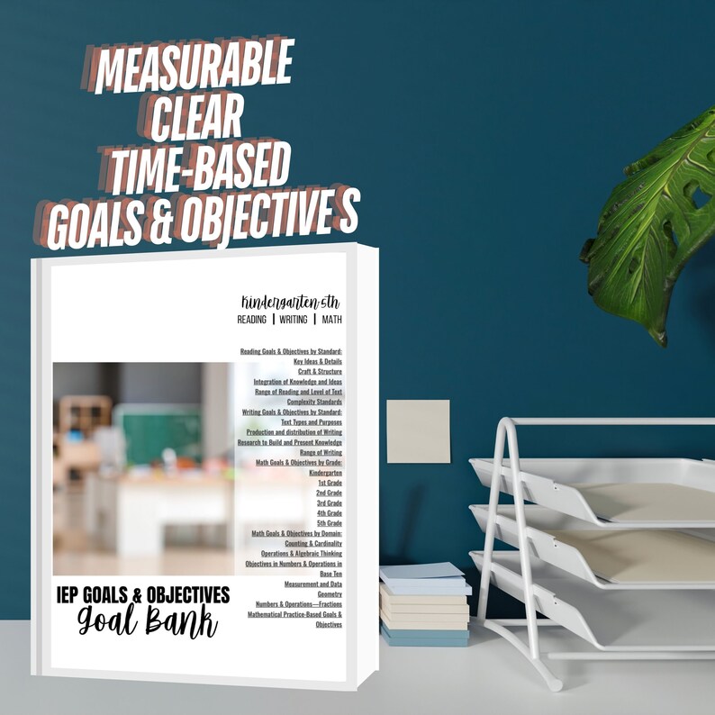 Detailed, specific goals for each grade level and subject. Customizable to individual student needs and progress.
Aligned with standards for a smooth IEP process.
Perfect for teachers, special education professionals, and homeschool educators.