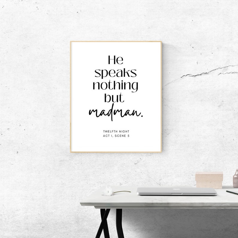 Shakespeare Insults Posters - Digital Download - Etsy
