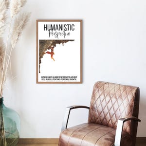 Humanistic Perspective Poster - Set of 8 Minimalist Printable Wall Art | 24x36 Inch Digital Download | Psychology Classroom Decor | Psychological Theories
Bring clarity and style to your psychology classroom, office, or study space with this set of 8 minimalist posters showcasing key psychological perspectives. These high-quality printable wall art pieces are designed to enhance learning and create an engaging environment for psychology students and enthusiasts alike.
