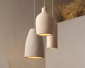 Wabi Sabi Pendant Lights | Wabi Sabi Chandelier | Nordic Pendant Lights | Wabi Sabi Light Fixture | Wabi Sabi Ceiling Light | Rustic Light