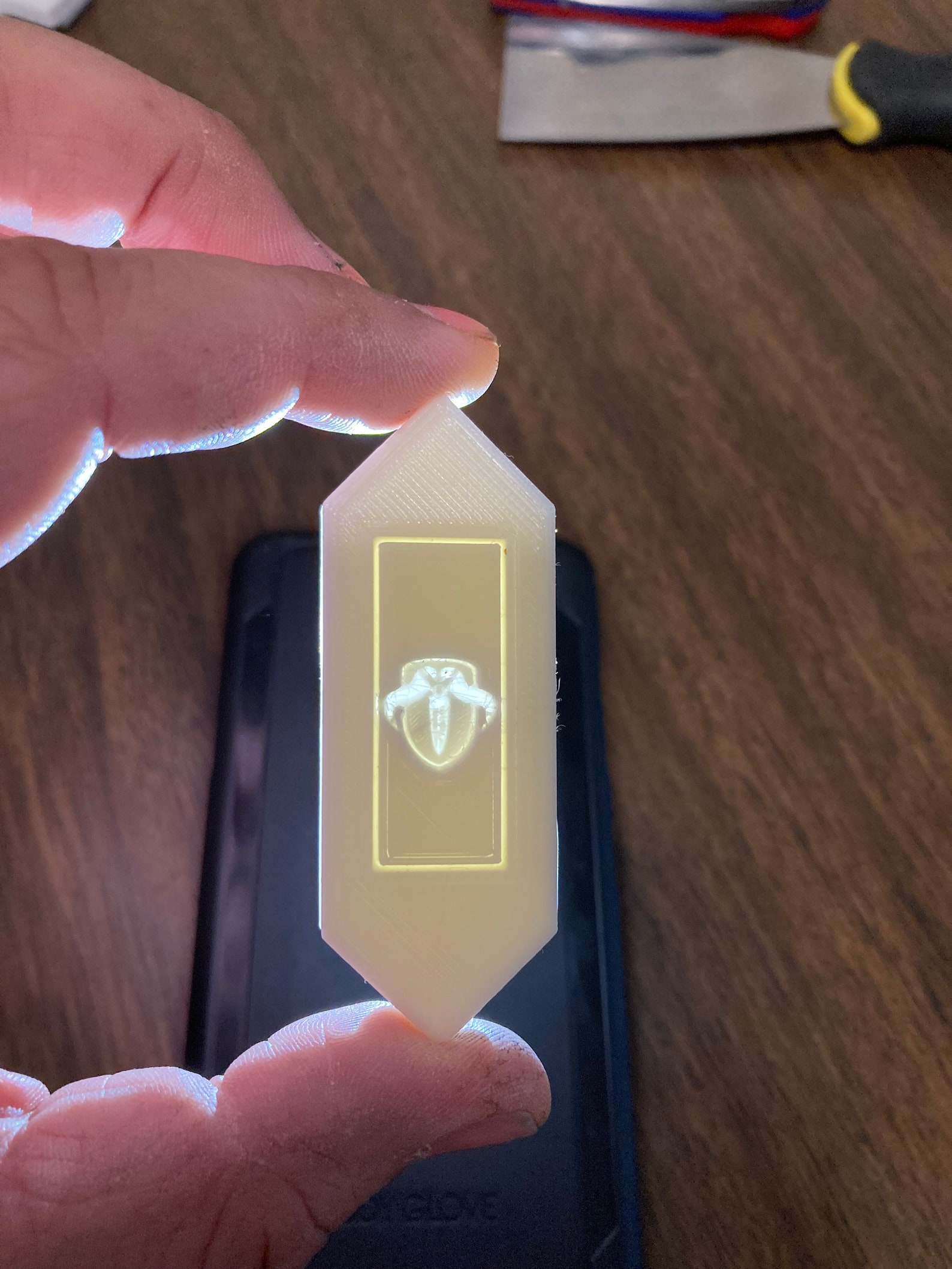 Mandalorian Iron Heart True Mandalorian Emblem 2 .75 Inches 3D Etsy