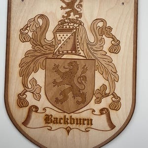 Blackburn Family Crest - Coat of Arms - Heraldry Shield