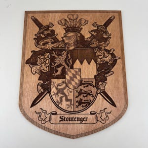Stouteger Familienwappen - Wappen - Heraldik Schild
