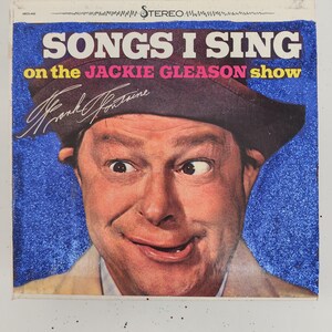 Glittered Vinyl 45 Album Record Cover: Frank Fontaine - Songs I sing on the Jackie Gleason Show