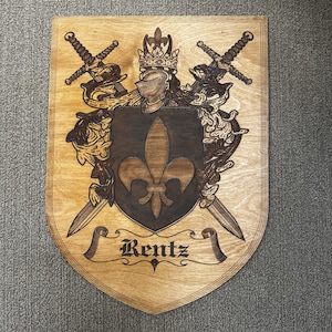RENTZ Family Crest - Coat of Arms - Heraldry Shield