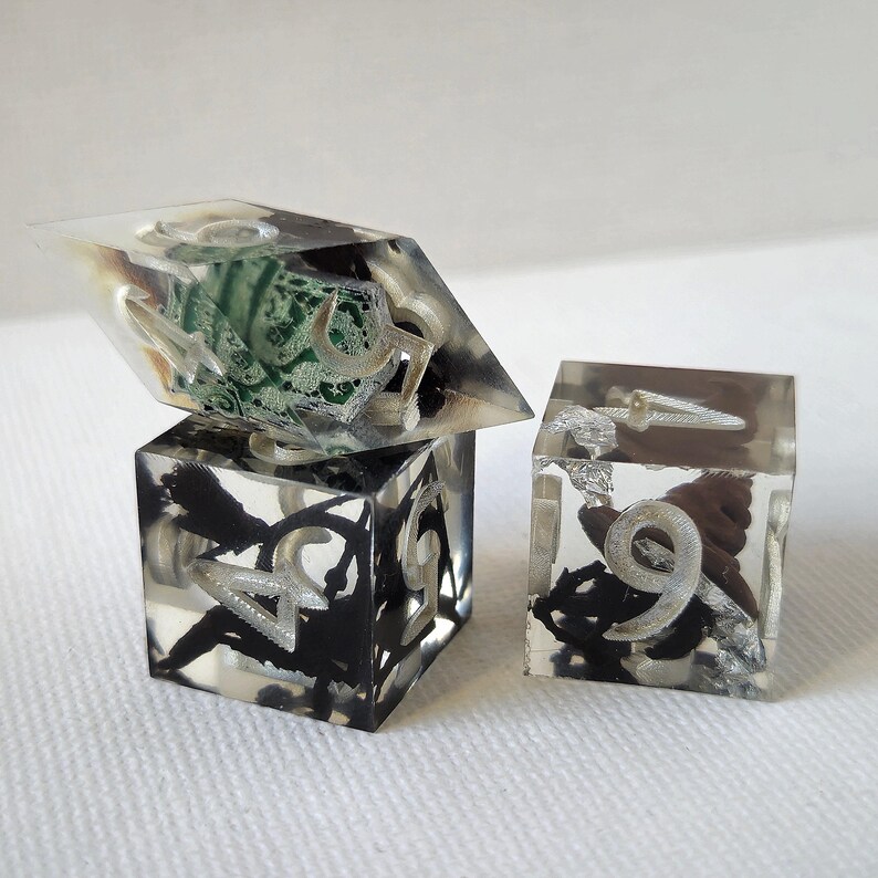 Harry Potter Themed Single Dice A Dice Guy Handmade RPG Sharp Edge Dice