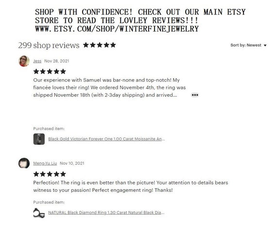 Black etsy 2024 jewelry shops