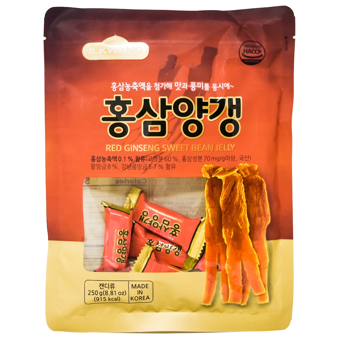 Red Ginseng Sweet Bean Jelly Candy 280g per Pack X 2345 Etsy