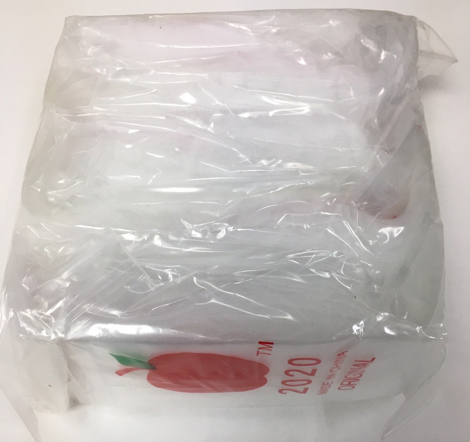 1000 Pack Apple Brand CLEAR 2mil Resealable BAGS 1,000 baggies resealable plastic