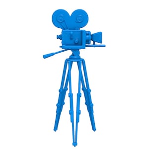 Vintage Video Camera stl file / printable stl file foprinters,  camera  printer