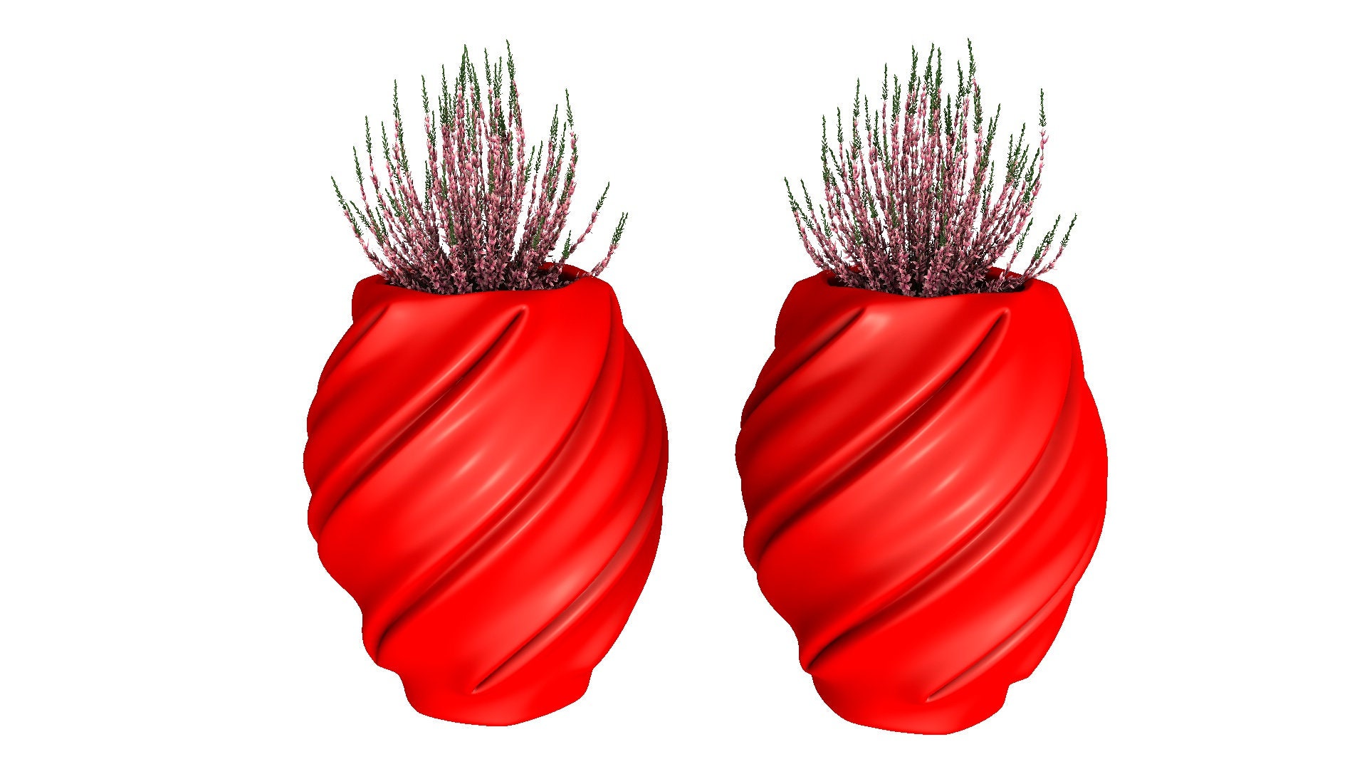 vase  stl file / printable stl file for 3d printers, home decoration stl files, flower, vase model for artificial plants, 3d